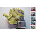 Pig Split Leather Work Gloves with CE (DLP503)